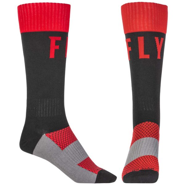 Calceta Fly Racing MX PRO Rojo/Negro