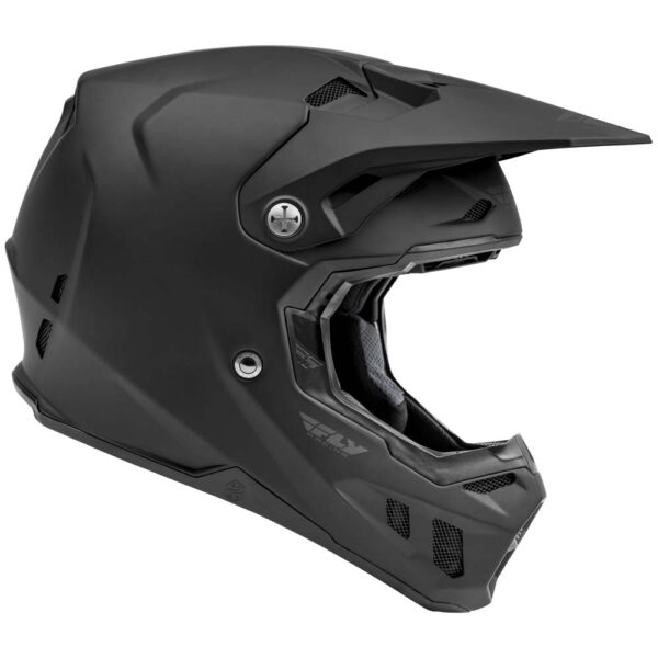 Casco Fly Racing Formula CC Solid Negro Matte - Imagen 4