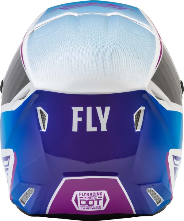 Casco Fly Racing Kinetic Drift Rosado/Blanco/Azul - Imagen 3