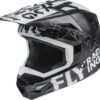 Casco Fly Racing Kinetic Scan Niño Negro/Blanco