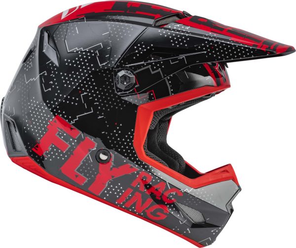 Casco Fly Racing Kinetic Scan Niño Rojo/Blanco - Imagen 2