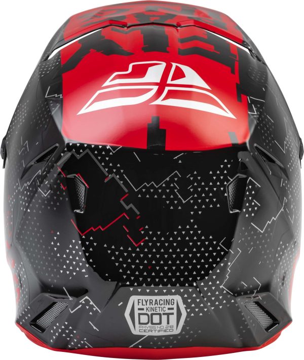 Casco Fly Racing Kinetic Scan Niño Rojo/Blanco - Imagen 3