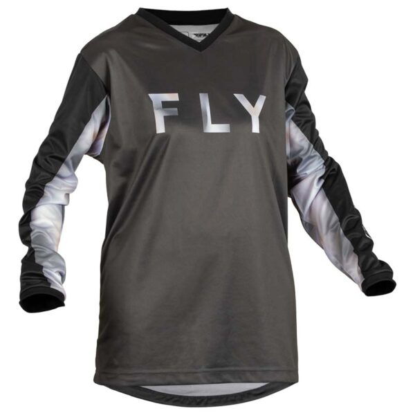 TRAJE FLY RACING F-16 WOMEN'S BLACK//GREY 2023 - Imagen 2
