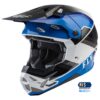 Casco Fly Racing Formula CP Rush Azul/Negro/Blanco