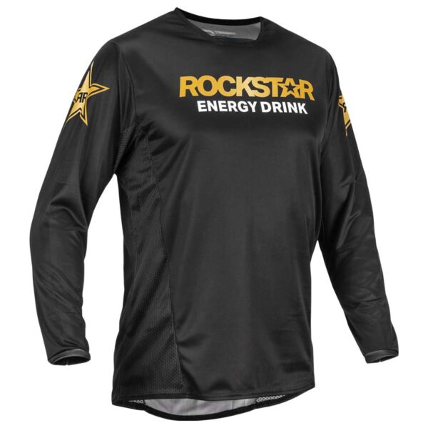 TRAJE FLY RACING KINETIC ROCKSTAR BLACK//GOLD 2023 - Imagen 2