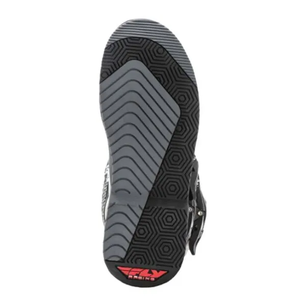 Bota Fly Racing Youth Maverik Black/White - Imagen 2