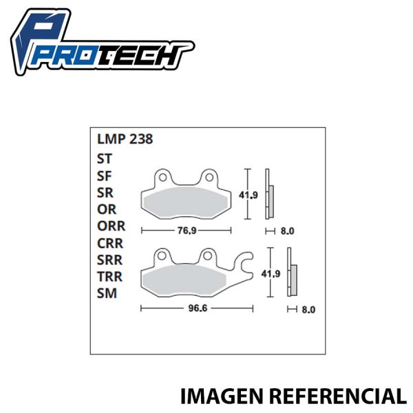 Pastilla Freno ProTech LMP-238