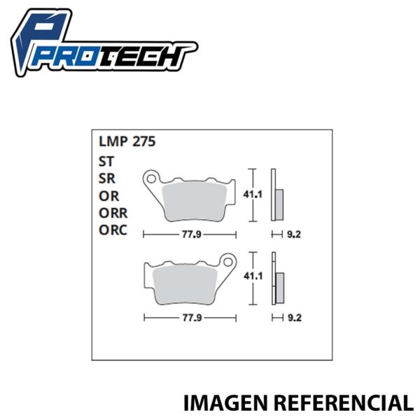 Pastilla Freno ProTech LMP-275 (Trasera)