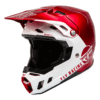 Casco Fly Racing Formula CC Centrum Metallic Red/White