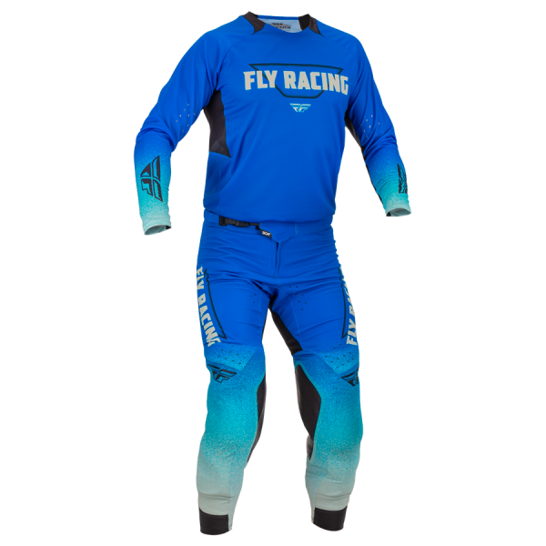 TRAJE FLY RACING EVO DST BLUE//GREY 2023