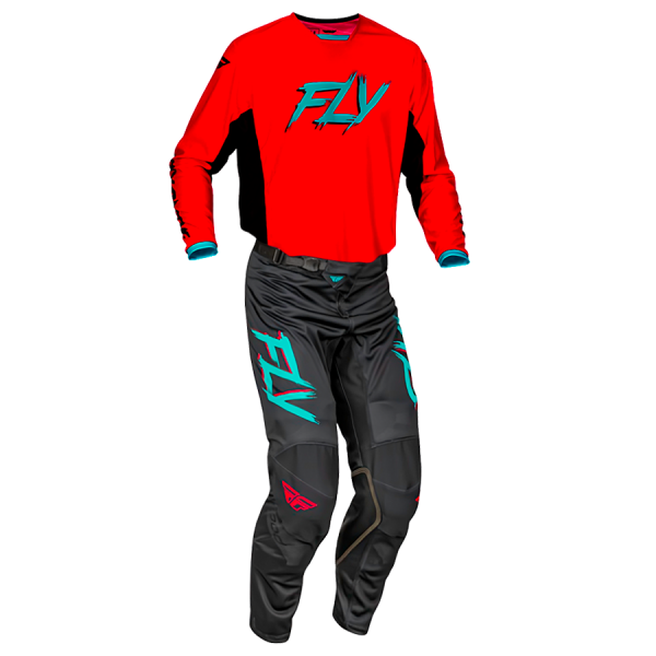 TRAJE FLY RACING KINETIC MESH RED//MINT//BLACK 2023