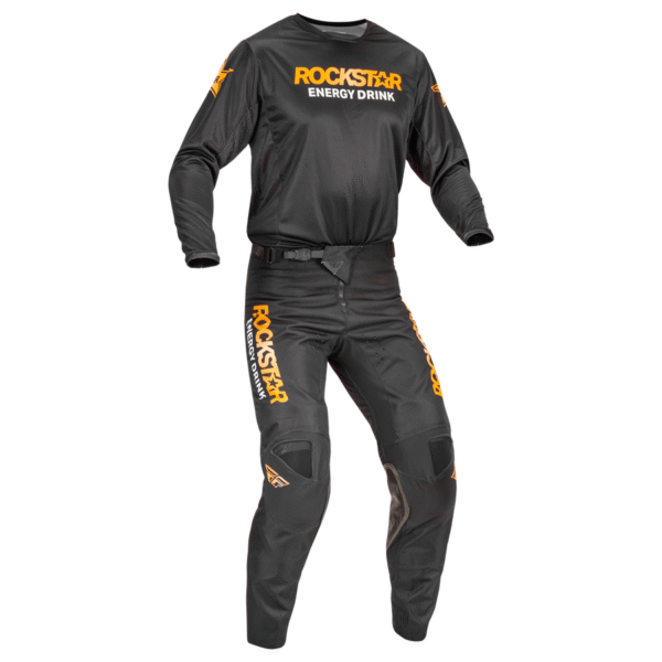 TRAJE FLY RACING KINETIC ROCKSTAR BLACK//GOLD 2023
