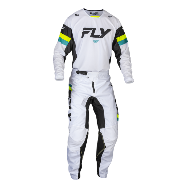 TRAJE FLY RACING KINETIC PRIX WHITE 2024