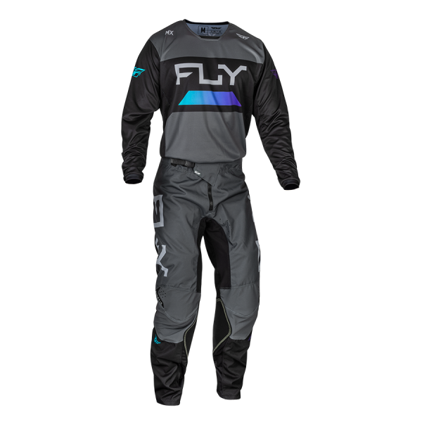 TRAJE FLY RACING KINETIC RELOAD CHARCOAL 2024