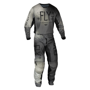 TRAJE FLY RACING YOUTH KINETIC PRODIGY GREY 2024