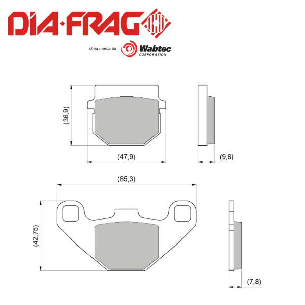 DIAFRAG  LMP-144 SUZUKI AN-125 DELANTERA