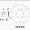 Kit Transmisión Riffel TITANIUM SUZUKI GIXXER-250 - Imagen 2