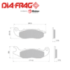 DIAFRAG LMP-459 HONDA CRF-250L DELANTERA