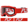 Antiparras Fly Racing Focus Red/White