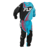 Traje Fly Racing F-16 Youth Cyan/Black/Red