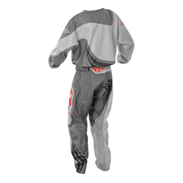 TRAJE FLY RACING F-16 YOUTH  GREY//ORANGE//LIGHT GREY 2025 - Imagen 2
