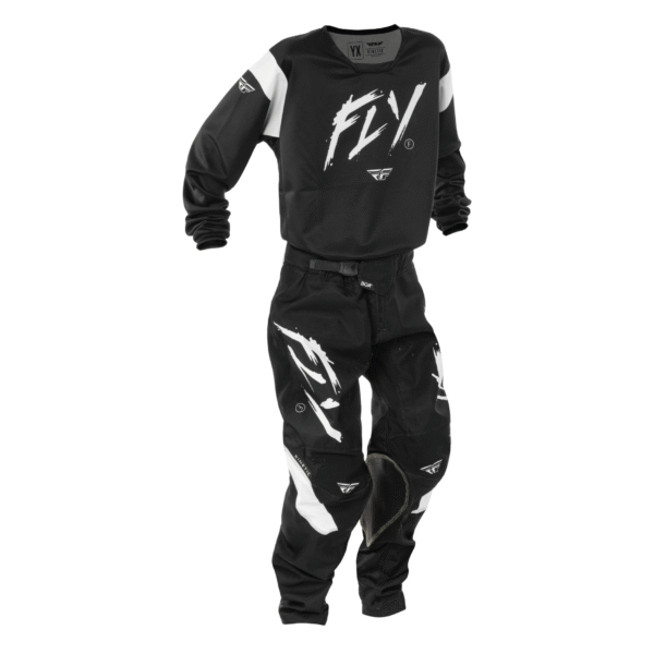 TRAJE FLY RACING NIÑO KINETIC STOKE  BLACK//WHITE 2025