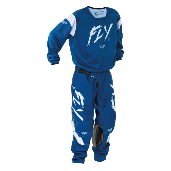 TRAJE FLY RACING NIÑO KINETIC STOKE  NAVY//WHITE 2025
