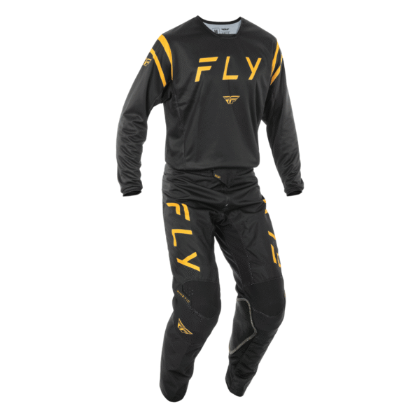 TRAJE FLY RACING KINETIC CENTER BLACK//GOLD 2025