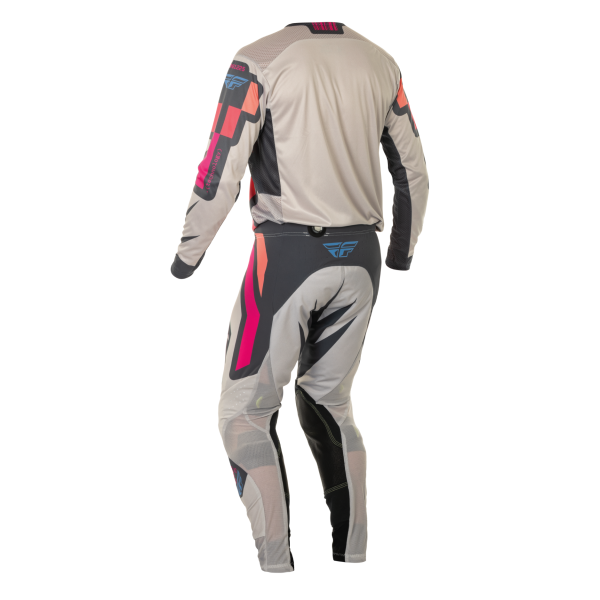 TRAJE FLY RACING LITE  S.E. VICE LIGHT GREY//PINK//CORAL 2025 - Imagen 2