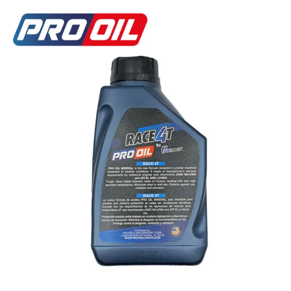 Aceite Mineral Race 4T Pro Oil 20W-50 - 1L - Imagen 2