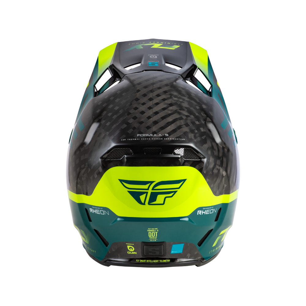 Casco Fly Racing Formula S Carbon Byte Lime - Imagen 3