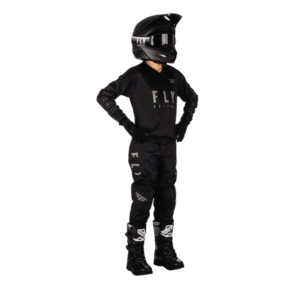 Traje Fly Racing F-16 Youth Black/Grey