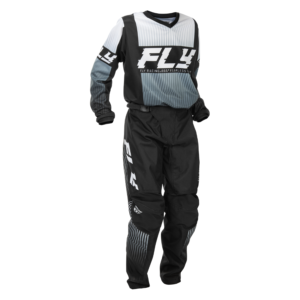 Traje Fly Racing F-16 Youth Black/White
