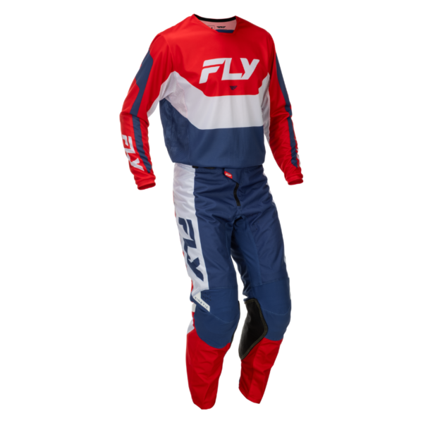 Traje Fly Racing Kinetic Red/White