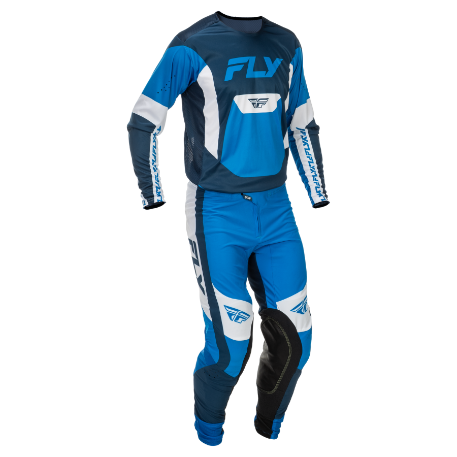 Traje Fly Racing Lite Blue/White