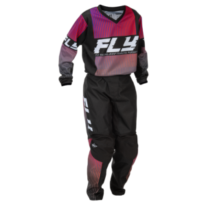 Traje Fly Racing F-16 Youth Black/Purple