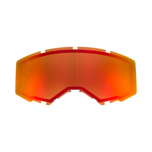 Mica Fly Racing Dual Lens Red Mirror espejada roja doble panel