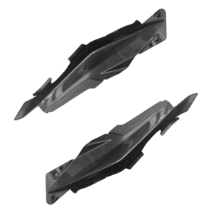 Tapas Laterales Traseras HAYPO Haojue DR-160 (Negro)