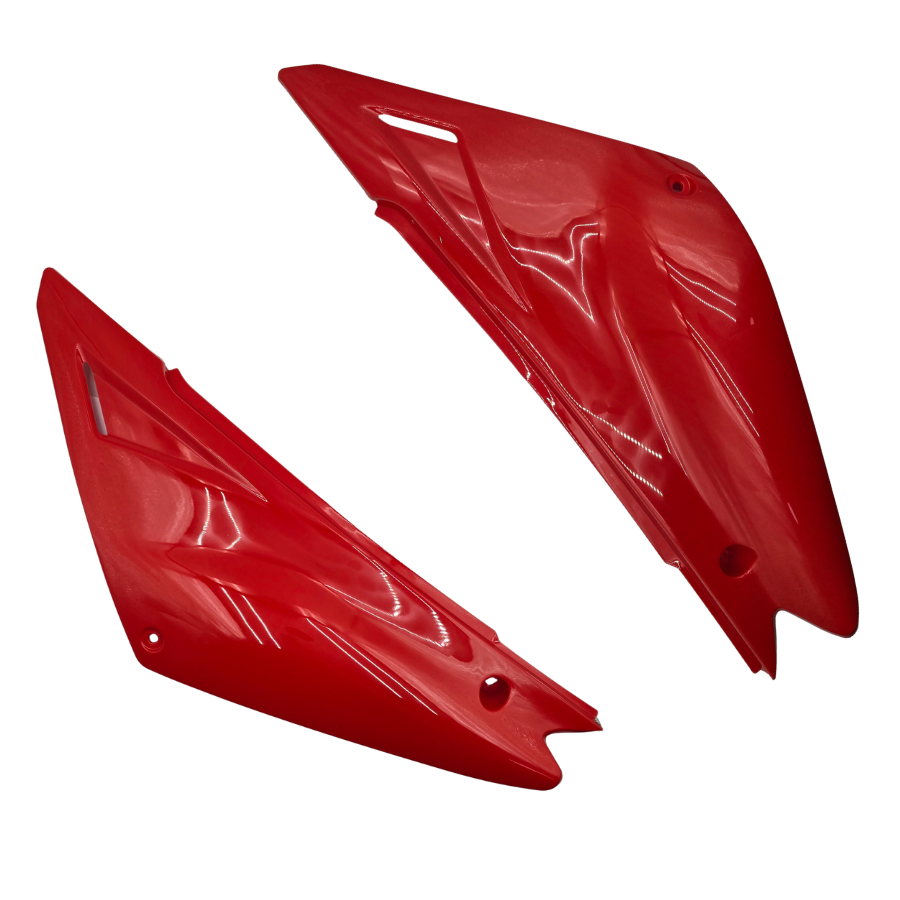 Tapas Laterales Traseras HAYPO Euromot GXT-200 (Rojo)
