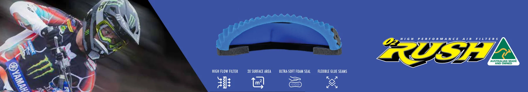 Filtros de aire O2 Rush