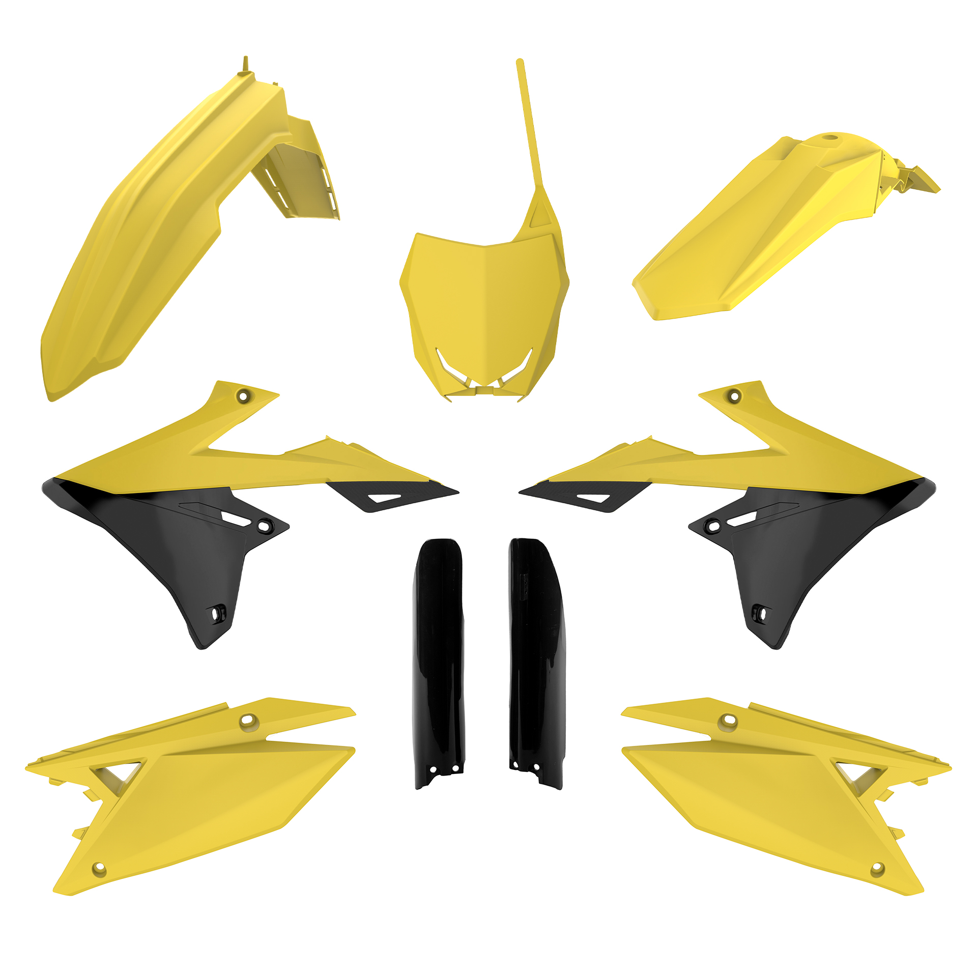 Kit Plásticos Completos POLISPORT Suzuki RMZ 250/450 (18-26)