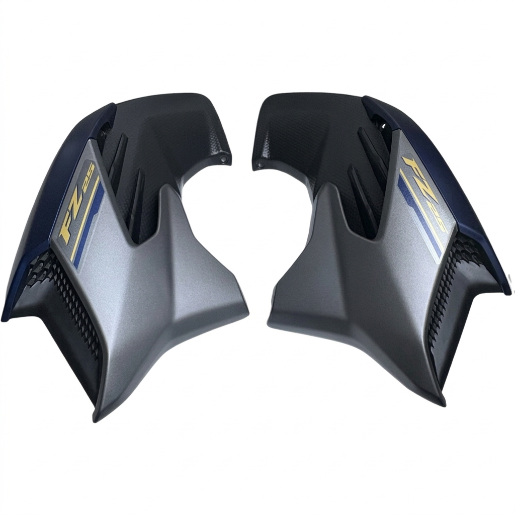 Aletas Cubre Estanque Yamaha FZ-25 (Azul Matte) - Imagen 2