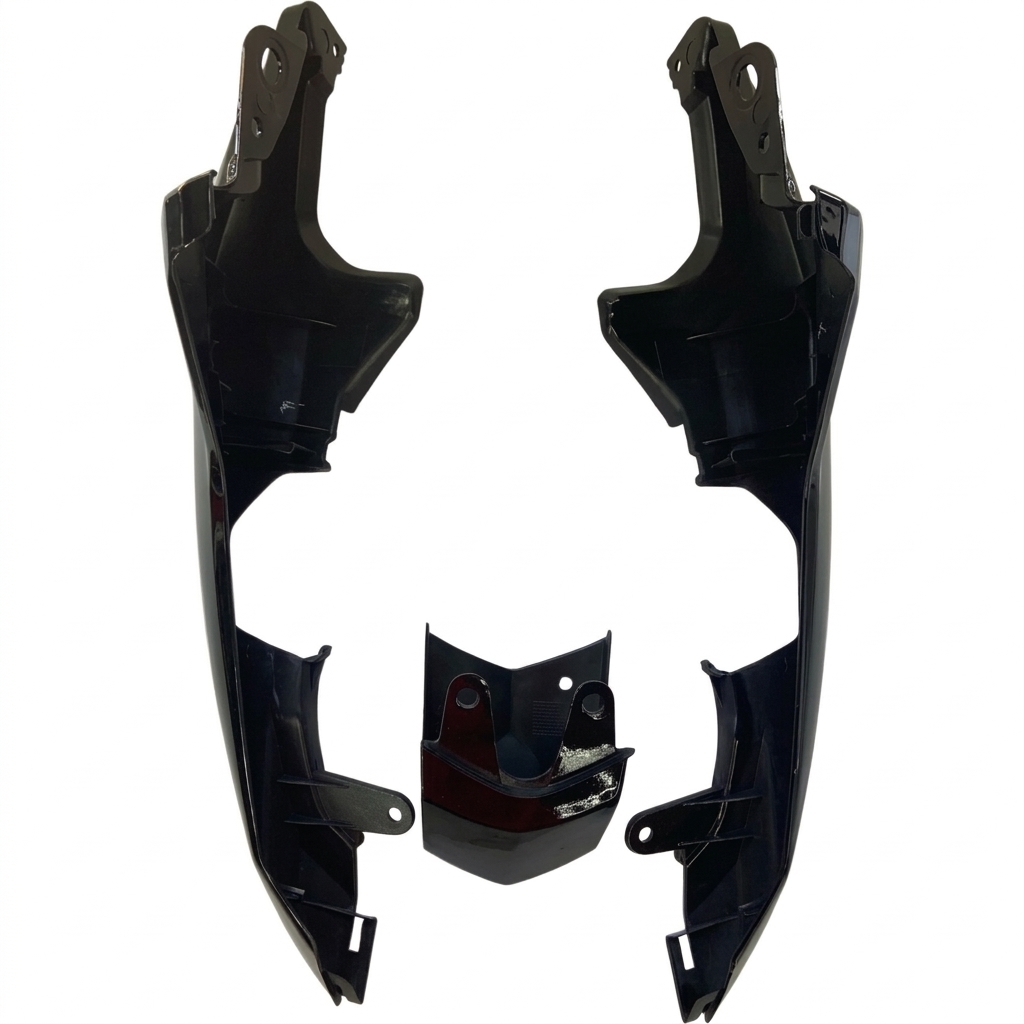 Tapas Laterales Traseras CHERRY Yamaha FZ-2.0 (Negro)